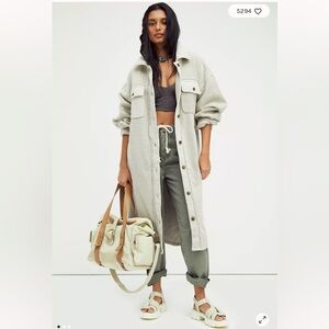 Free People Long Ruby Jacket